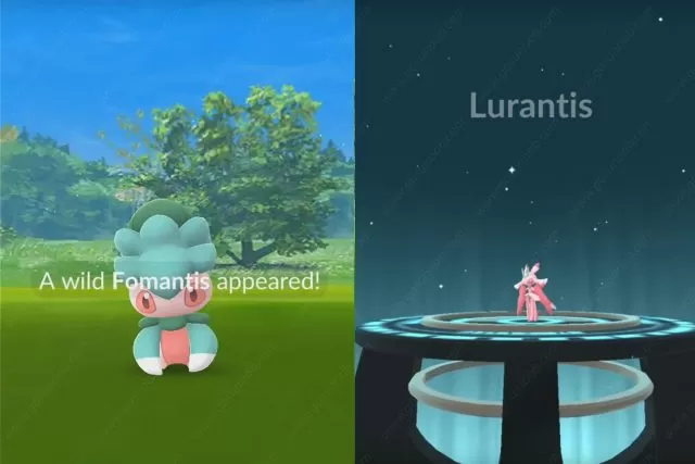 fomantis evolution into lurantis pokemon go