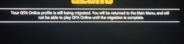 GTA Online Black Screen Character Migration