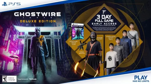 Ghostwire Tokyo PS5 Deluxe Edition Bonus Content