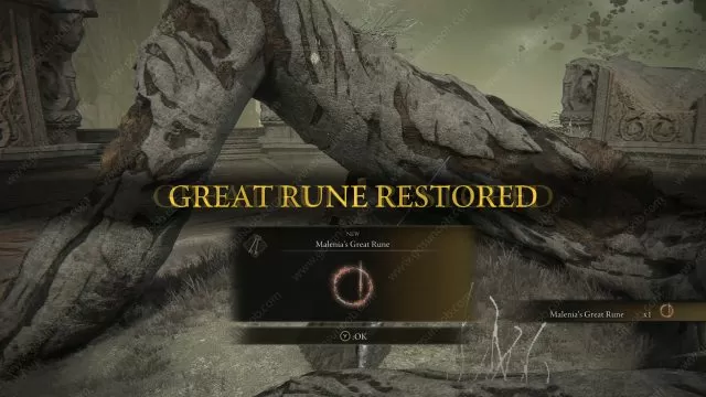 Malenia's Great Rune Restored