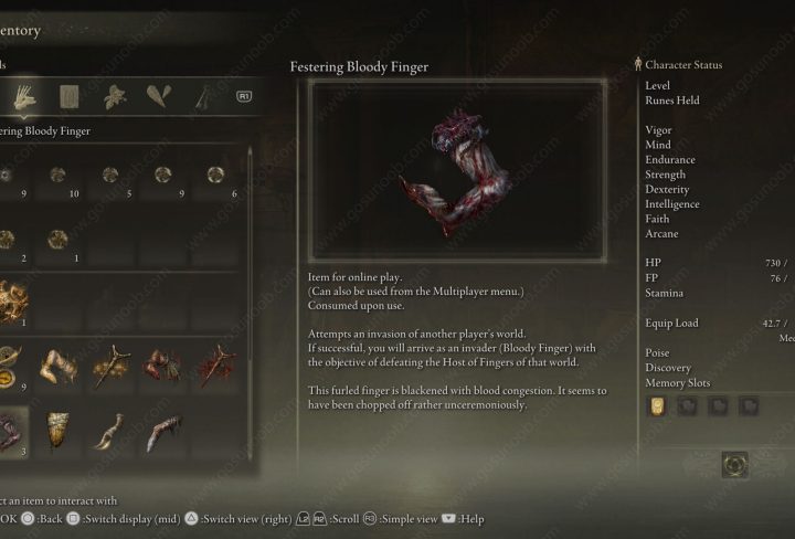 attempting to invade another world elden ring varre quest with bloody fingers