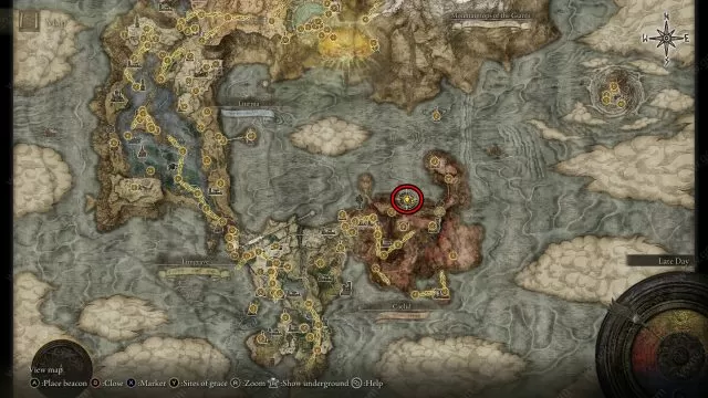 where to activate Radahn Great Rune