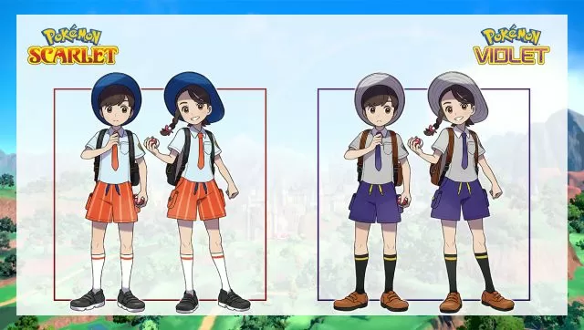 Pokemon Scarlet and Violet outfits