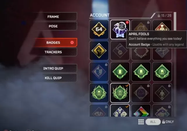 apex legends nessie badge