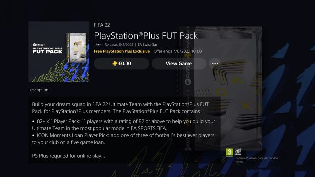 How to Claim PS Plus Pack FIFA 22