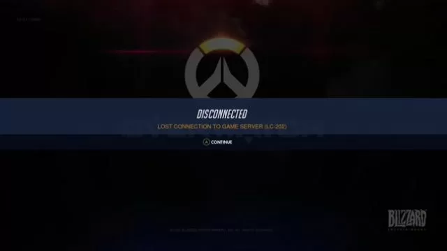 Overwatch Error LC-202 Fix, Lost Connection to Game Server