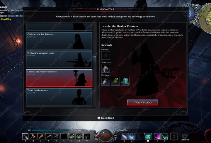 V Rising Leandra The Shadow Priestess Location