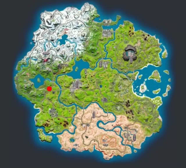 fortnite equip sensor backpack location where to find