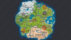 fortnite plant saplings at bomb crater clusters locations