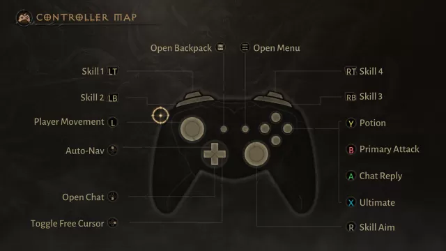 Diablo Immortal Controller Button Remapping