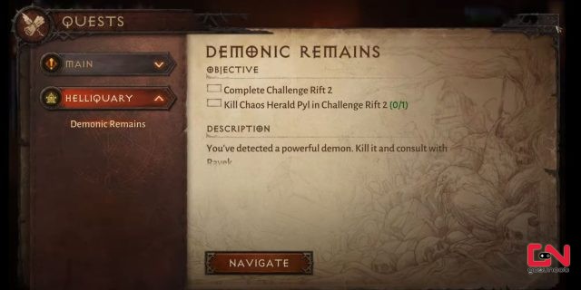 Diablo Immortal Demonic Remains, Chaos Herald Pyl Bug Fix
