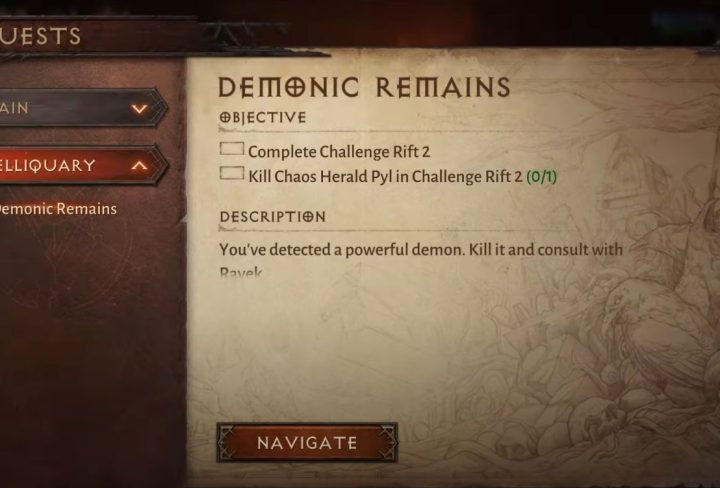 Diablo Immortal Demonic Remains, Chaos Herald Pyl Bug Fix