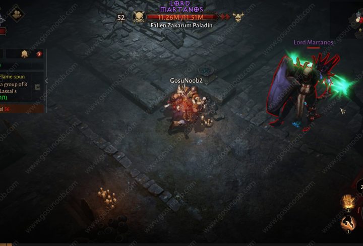 Diablo Immortal Lord Martanos Location