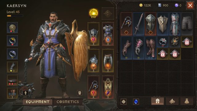 Diablo Immortal Preview Inventory