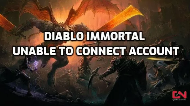 Diablo Immortal Unable to Connect Account