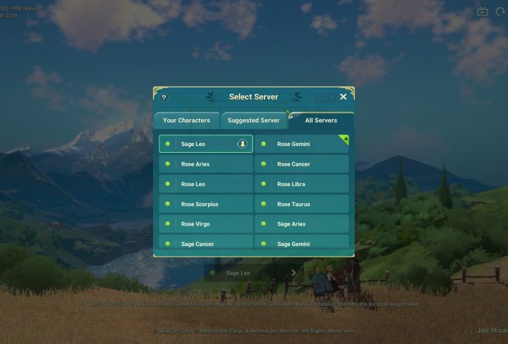 Ni No Kuni Server Not Showing Fix