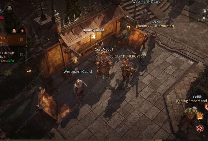 diablo immortal reroll bounties mobs not spawning