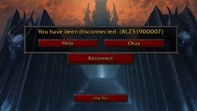 Battle.net BLZ5190007 Error, Disconnected from WoW, Overwatch, Diablo