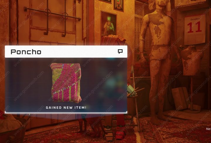 Stray Poncho & Electric Cable Location for Grandma Clothing
