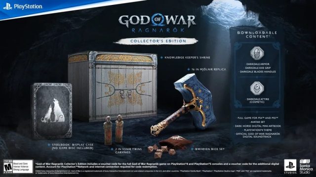 God of War Ragnarök Collector’s Edition Content
