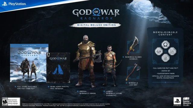 God of War Ragnarök Digital Deluxe Edition Content