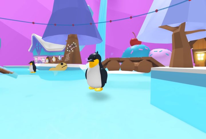 How to Get King Penguin Adopt Me Ice Cream Shop Update