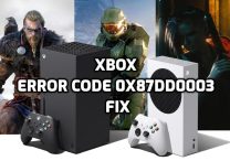 Xbox Error Code 0x87DD0003 Fix