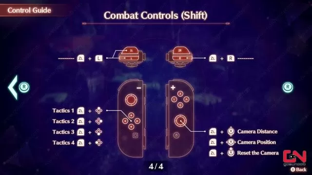 xenoblade chronicles 3 controls list