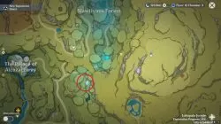 Electro Regisvine Entrance Locations Genshin Impact Mawtiyima Forest