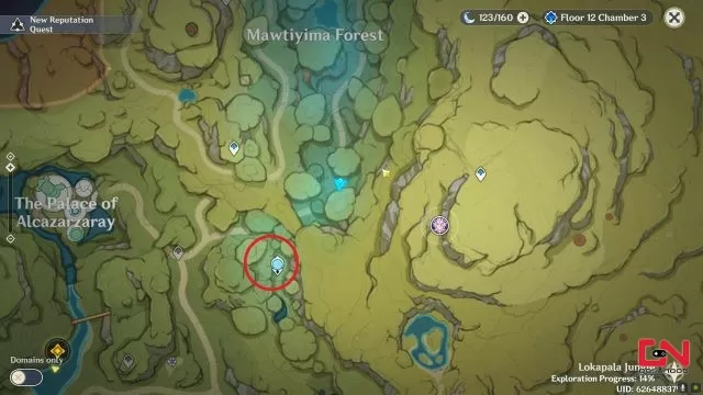 Electro Regisvine Entrance Locations Genshin Impact Mawtiyima Forest