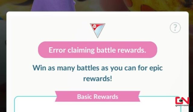Pokemon GO Error Claiming Battle Rewards Fix