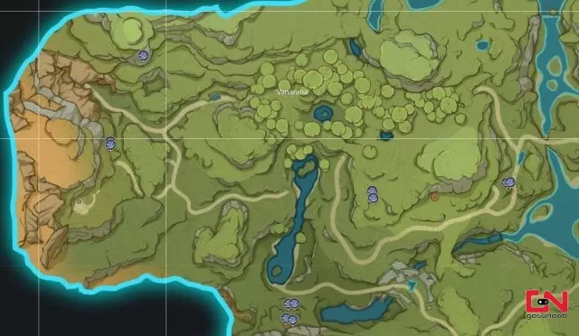 Rukkhashava Mushrooms Locations Genshin Impact Map