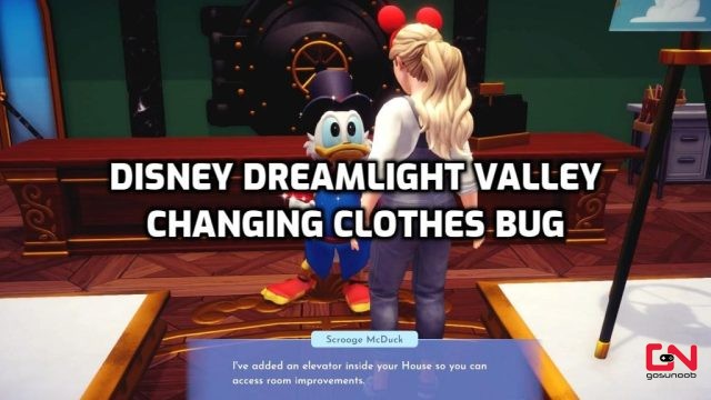 Dreamlight Valley Changing Clothes Bug, Scrooge McDuck Quest