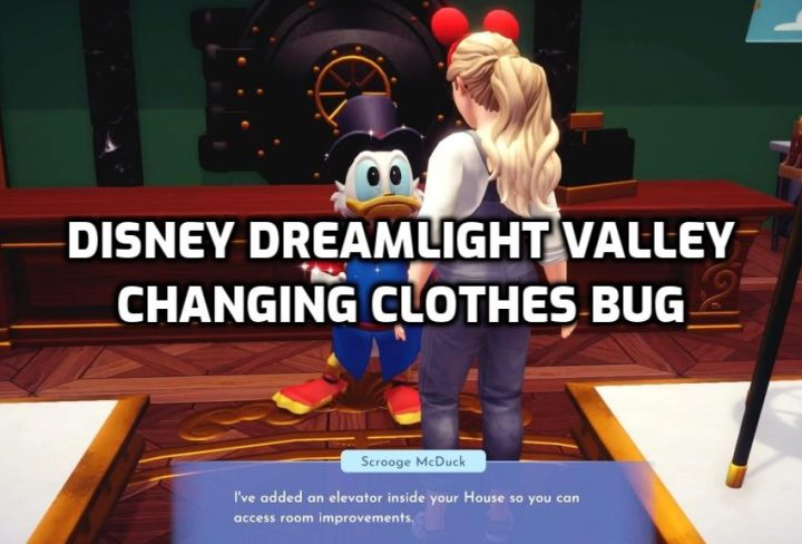 Dreamlight Valley Changing Clothes Bug, Scrooge McDuck Quest