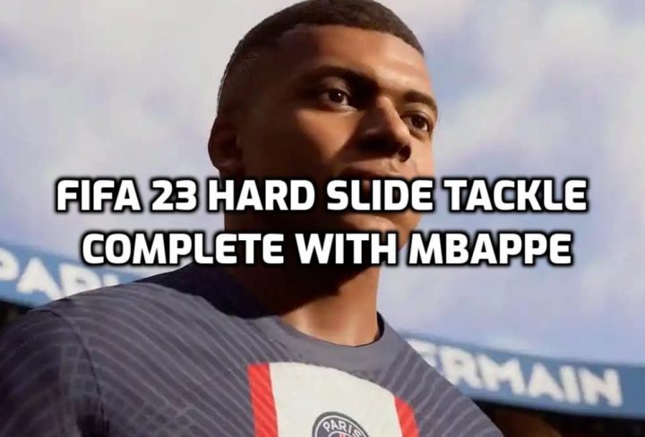 How to Hard Slide Tackle in FIFA 23, Complete a Tackle with Mbappe FUT MOMENTS