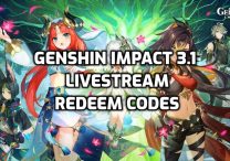 Genshin Impact 3.1 Codes , Redeem Free 300 Primogems & More