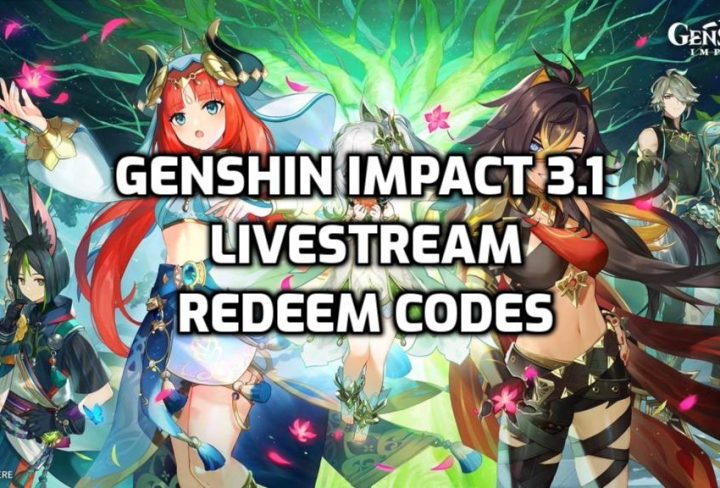 Genshin Impact 3.1 Codes , Redeem Free 300 Primogems & More