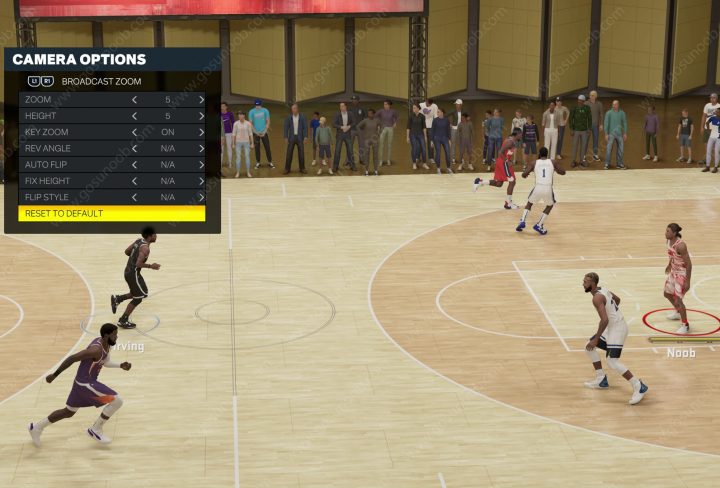 How to Change NBA 2K Camera Angle in College