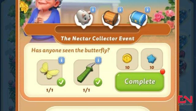 Merge Mansion Nectar Collector Event Rewards & Tasks