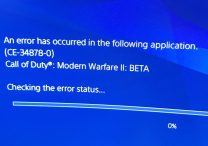 Modern Warfare 2 Beta Crashing Error CE-34878-0