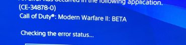 Modern Warfare 2 Beta Crashing Error CE-34878-0