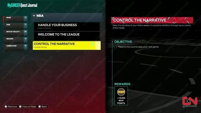 nba 2k23 control the narrative quest bug fix