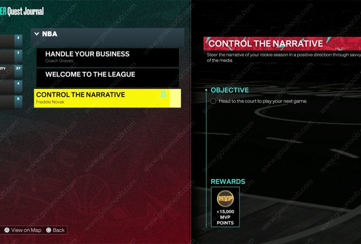 nba 2k23 control the narrative quest bug fix