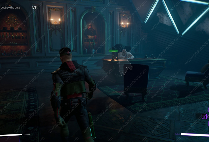 Locate and Destroy the Bugs in Penguin Office Gotham Knights