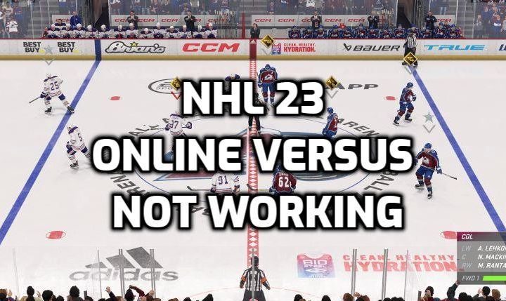 NHL 23 Online Versus Not Working Fix