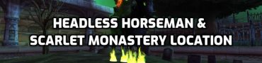 WotLK Headless Horseman Location How to Get to Scarlet Monastery