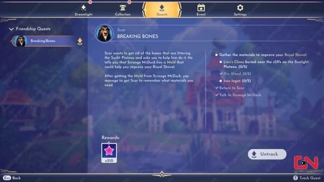disney dreamlight valley lions claws locations