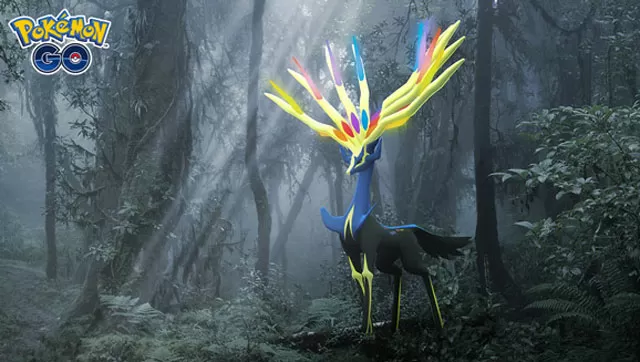 pokemon go xerneas blue color explained