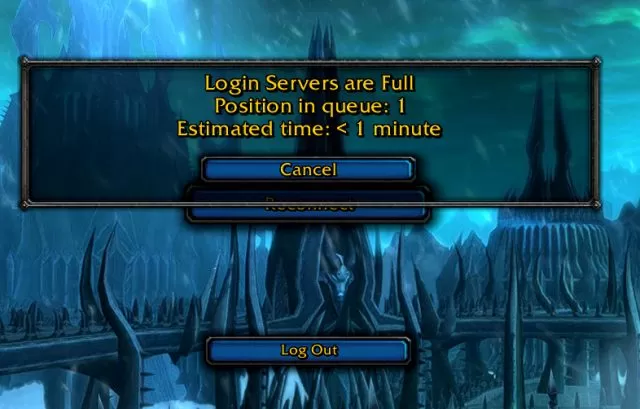wow wrath classic Login Servers are Full