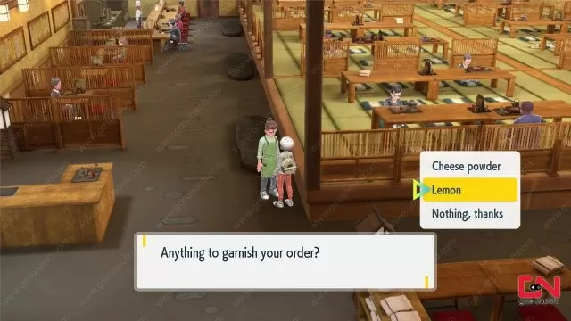 Anything to garnish your order Pokemon Scarlet and Violet